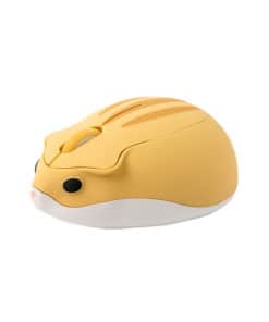 souris de bureau sans fil tete de souris jaune
