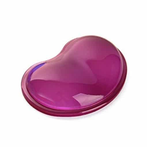 Repose poignet en silicone transparent cœur
