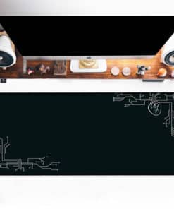 ENHANCE Grand Tapis Souris Gamer XXL pour PC Gamers avec Support - Tapis  Souris Ergonomique avec Repose Poignet (84,5 x 13 x 5,7 cm) - Coutures  Anti-Effilochage et Surface Qualité Supérieure - Noir : :  Informatique