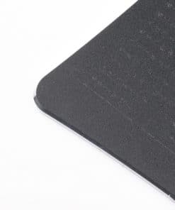 tapis de souris aluminium rectangle incurvé double face gris