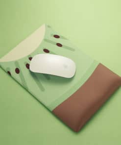 Tapis de souris ergonomique kiwi avec souris