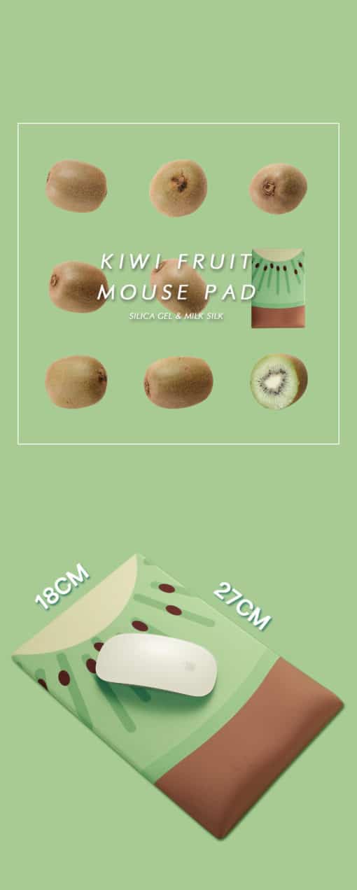 Tapis de souris ergonomique kiwi dimensions